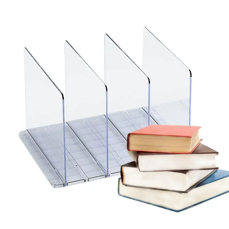 

Purse Storage Organizer 4Pcs Purse Shelf Organizer For Closet Mesh Folder Office Supplies Stand Bookshelf Adjustable Clear Shelf