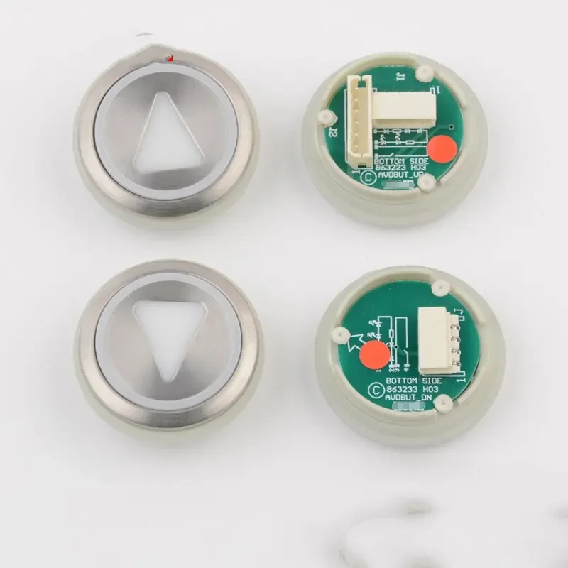 5 шт. кнопка лифта KDS50 KDS300 цифровая стрелка из нержавеющей стали блестящие