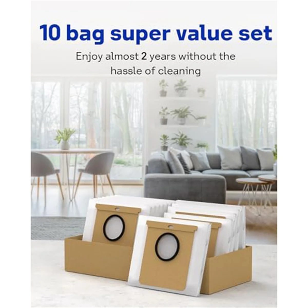Мешки для пыли Eufy L50 SES L60 Self-Empty Station 10 шт.