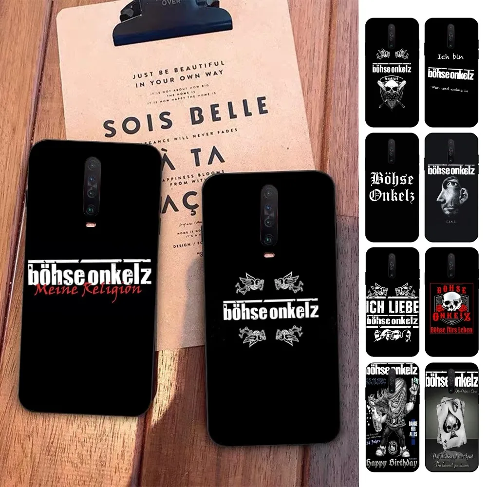 Чехол для телефона B-Bohse O-Onkelz Band Xiaomi Mi 5X 8 9 10 11 12 Lite Pro 10T PocoX3pro PocoM3 Note