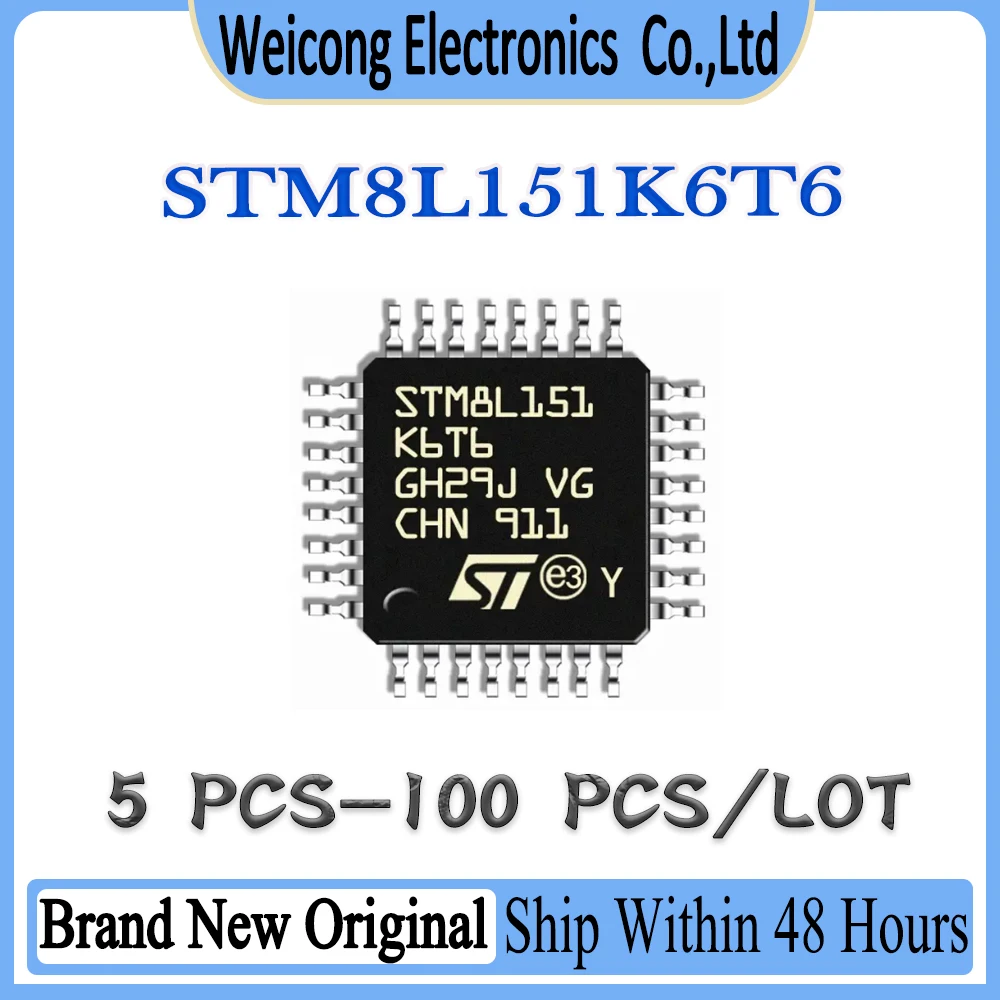 

STM8L151K6T6 STM8L151K6T STM8L151K6 STM8L151K STM8L151 151K6T6 STM8L STM8 STM ST IC MCU Chip IC MCU Chip LQFP-32