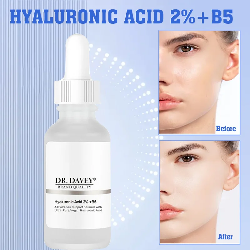 

Hyaluronic Acid 2%+B5 Moisturizing Serum Hydrating Essence Improve Dry Skin Repair Skin Barrier Smooth Firm Care