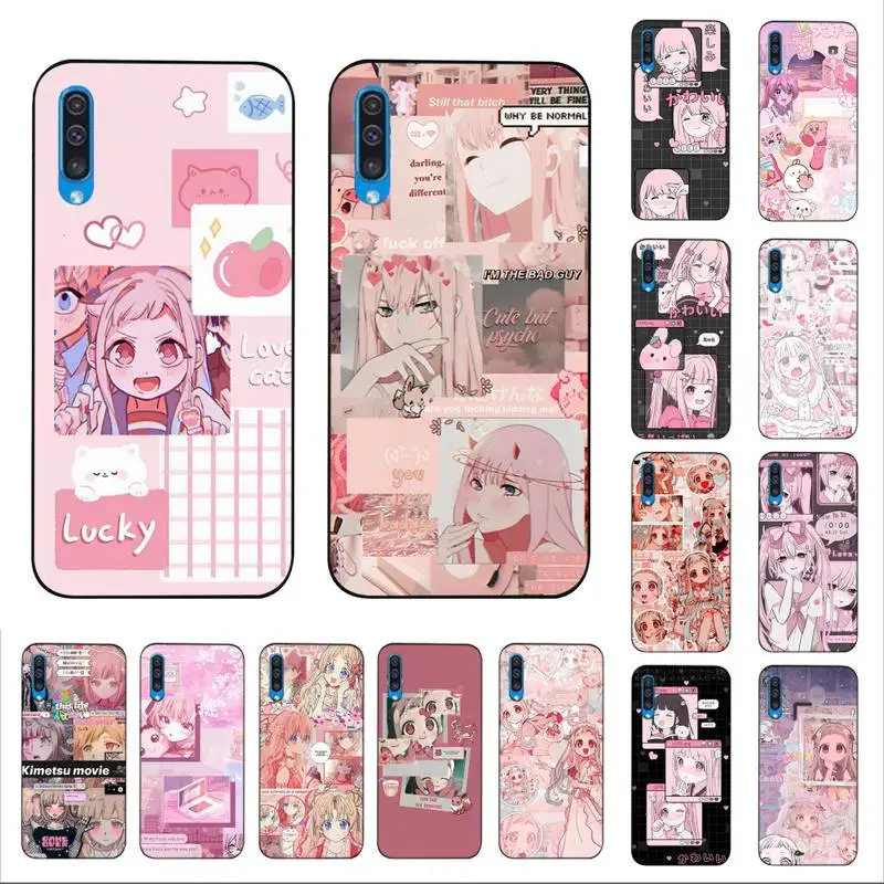 

YNDFCNB Cute Kawaii Japan Girls Phone Case for Samsung A51 01 50 71 21S 70 10 31 40 30 20E 11 A7 2018