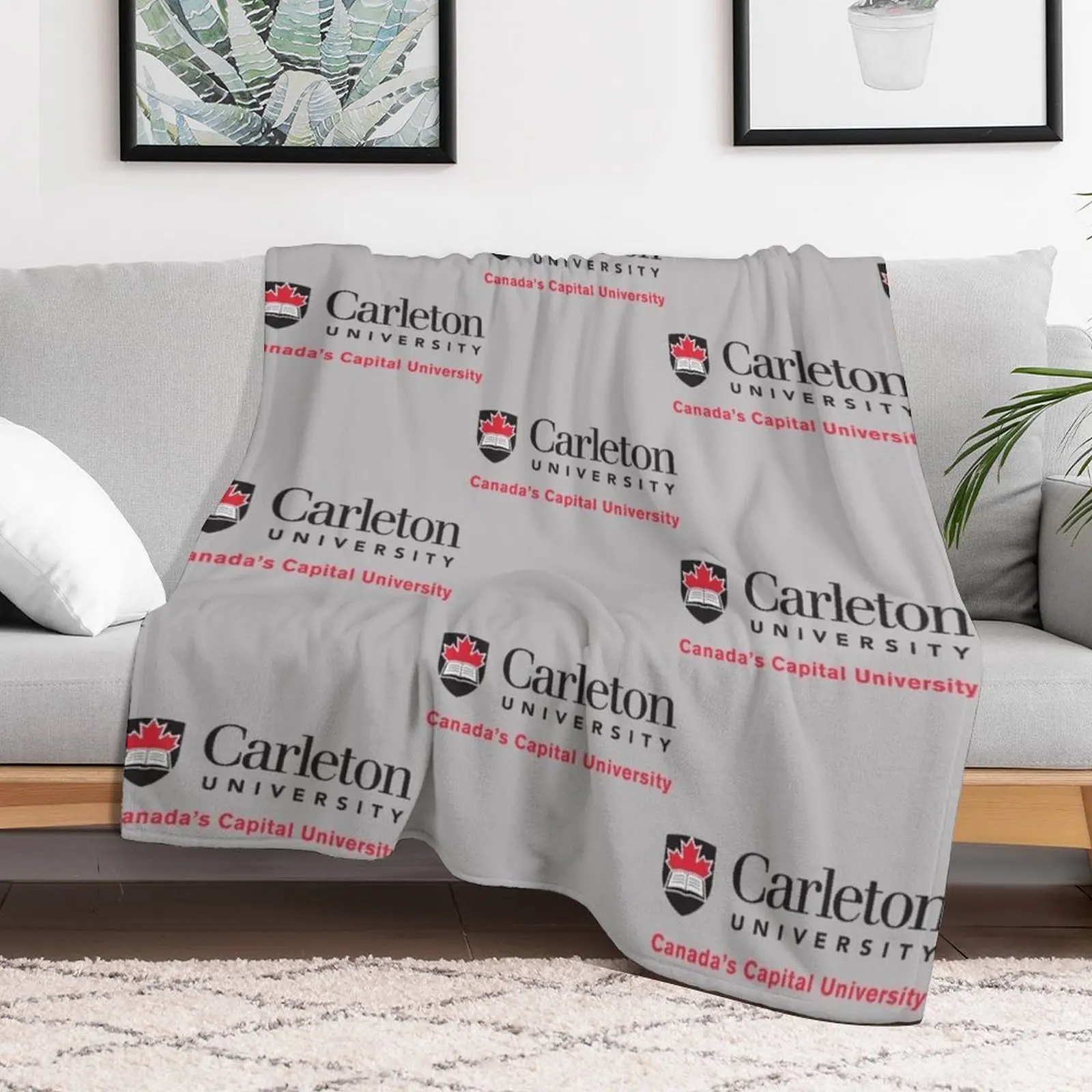 Одеяло Carleton College Logo2 на заказ самые мягкие зимние кровати плюшевые одеяла