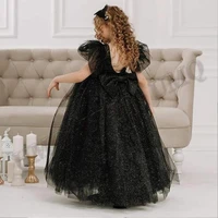 black bling sequin toddler birthday flower girl dress teen wedding party dresses fashion show first communion all ages