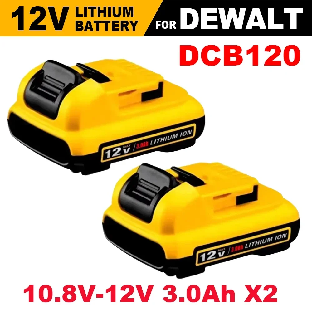 Литий-ионная батарея 3 0 Ач 10 8 В 12 для DeWalt DCB120 DCB123 DCB122 DCB127 DCB124 DCB121