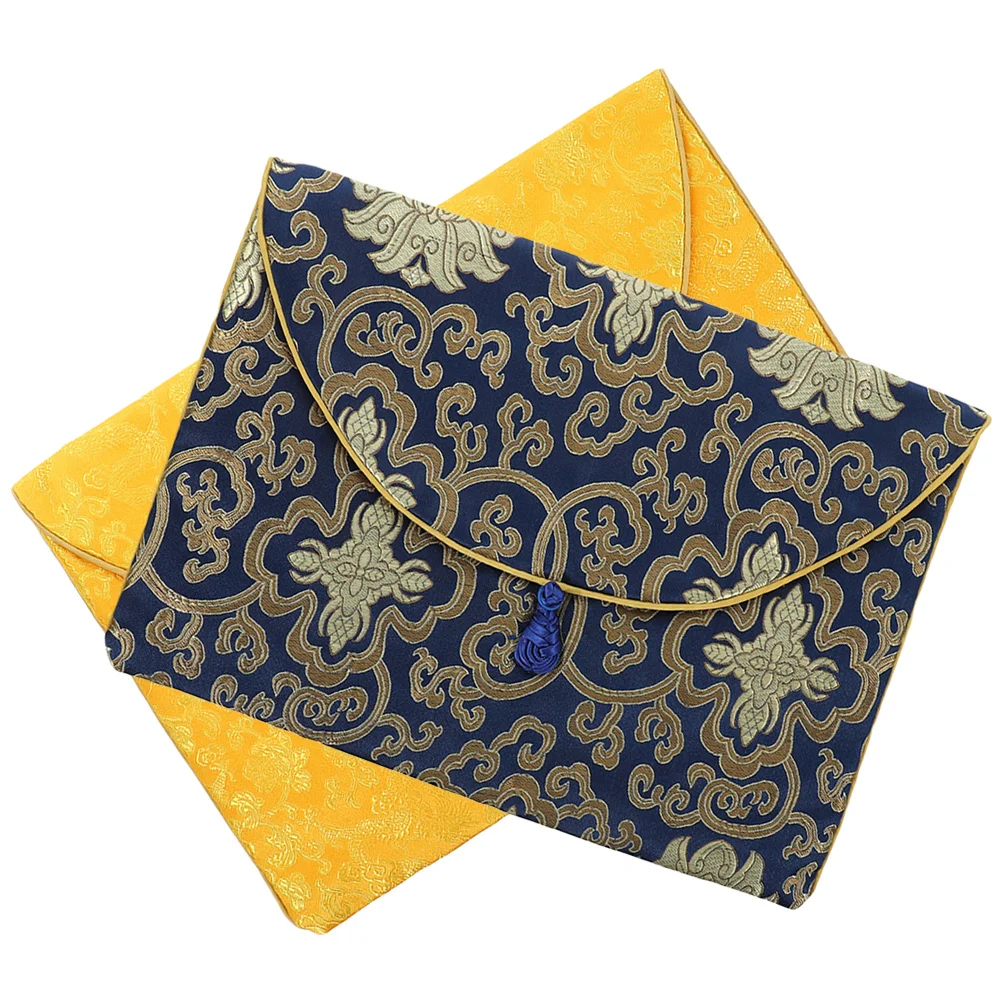 

2 Pcs Scriptures Sundries Pouch Jewelry Bag Creative Temple Supply Cloth