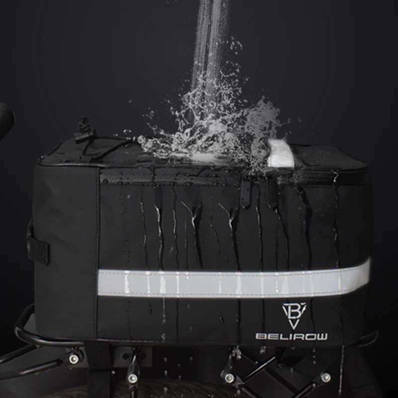 Водонепроницаемая задняя сумка для велосипеда 8 л/15 л большая вместительная