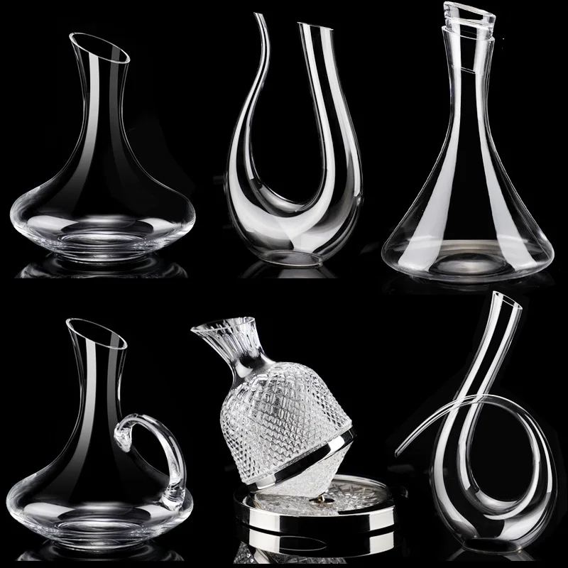 

Wine Jug Household Dispensereuropean Wine Decanter Wine Jug Crystal Wine Red Personality Red Glass High-grade Wine Set