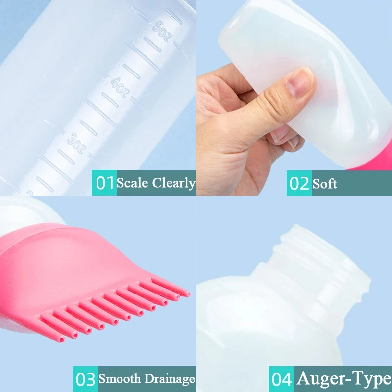 1 шт. многоразовая бутылка-аппликатор для окрашивания волос