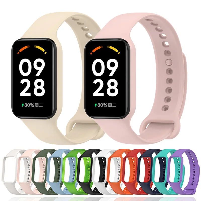Silicone Strap For Redmi Band 2 Smart Watch Accessories Waterproof Breathable Sport Replacement Bracelet for Xiaomi Redmi Band 2