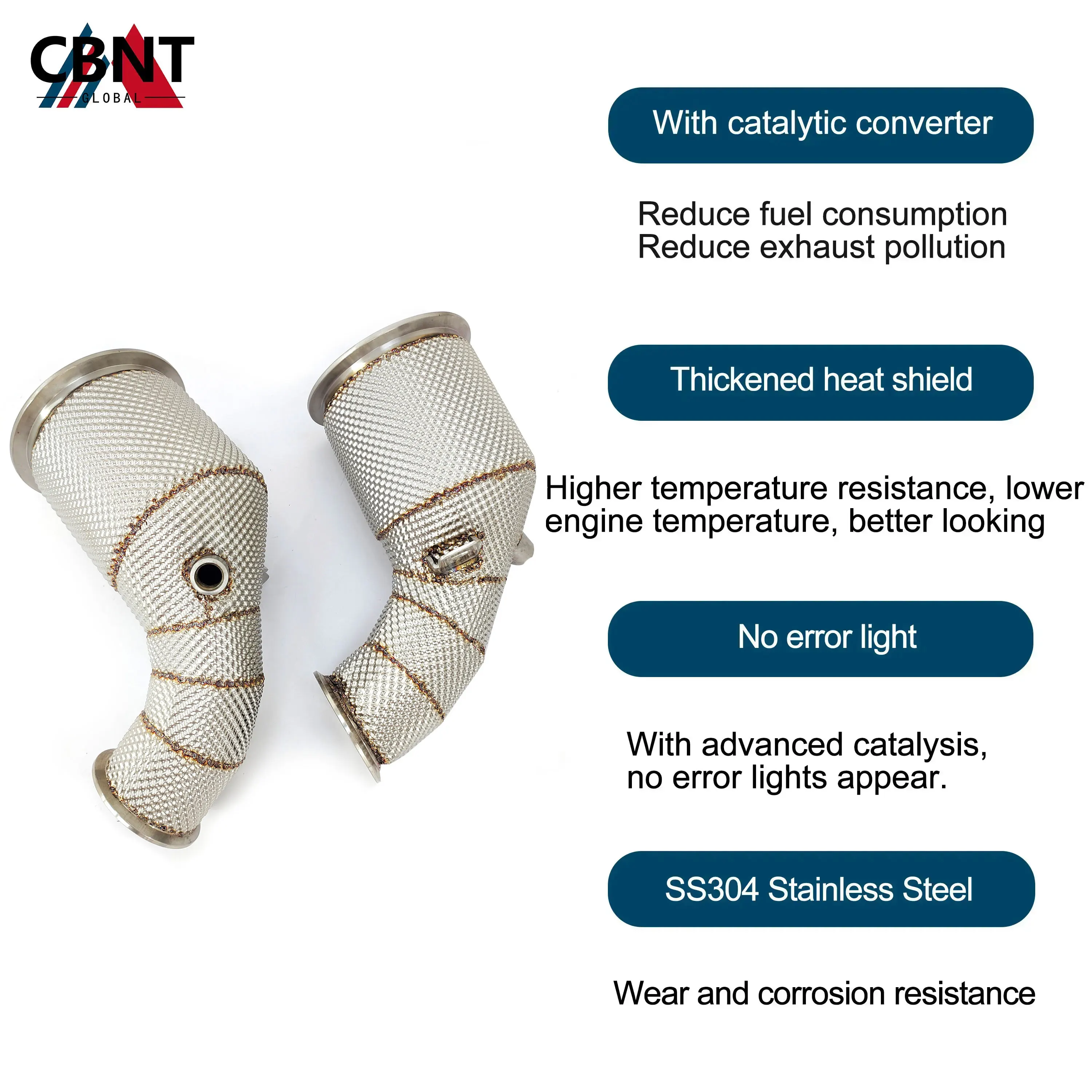 Выхлопная труба CBNT без ошибок для Porsche Panamera 971 2 9 T выхлопная с каталитическим