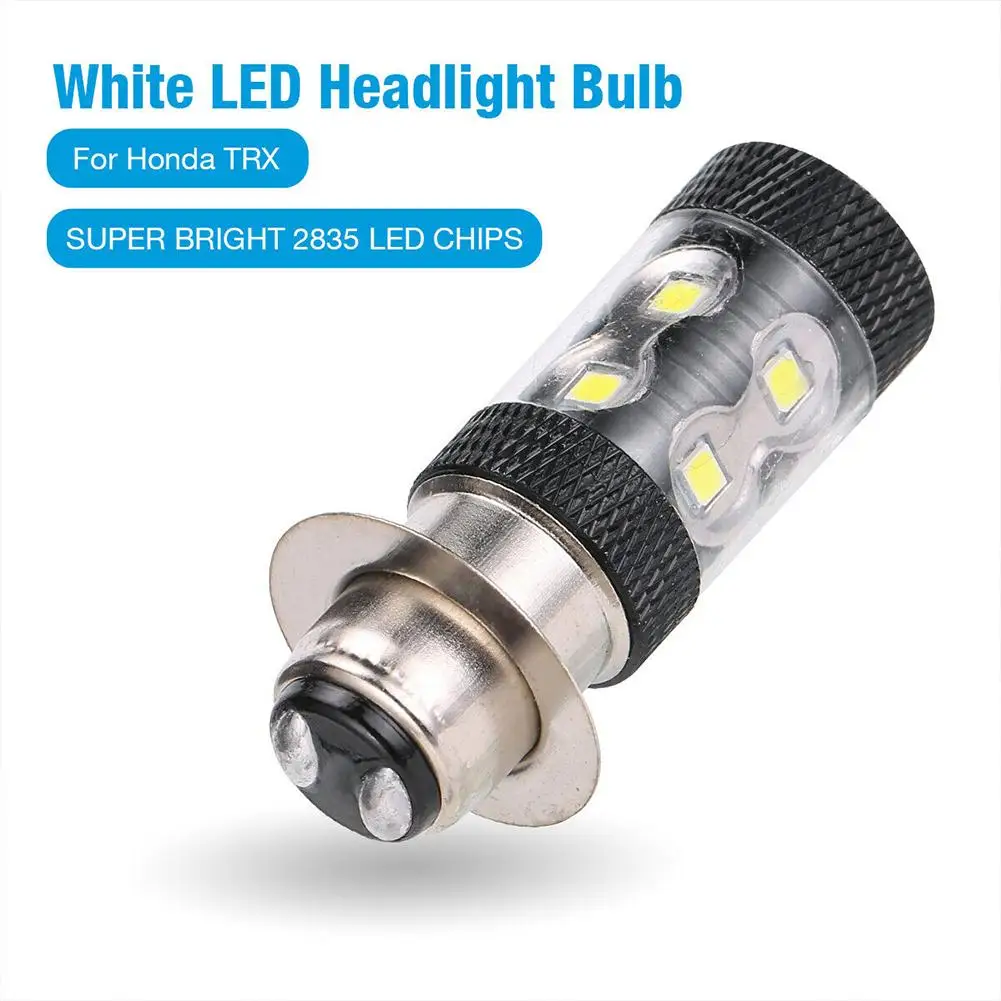 

1 Pair H6/p15d 10smd 50w H6m Motorcycle Led Headlight Bulb 1000lm 6000k Dc12v-24v 360 Degrees Lighting Car Lamp