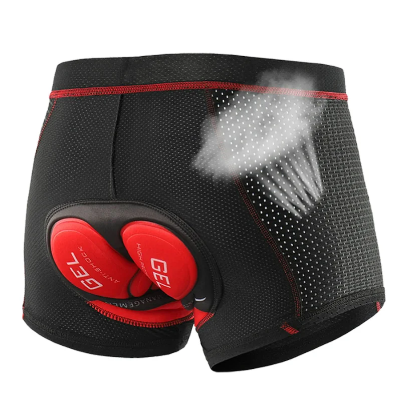 

Breathable Cycling Shorts Cycling Underwear 5D Gel Pad Shockproof Bicycle Underpant MTB Road Bike Underwear Man Shorts