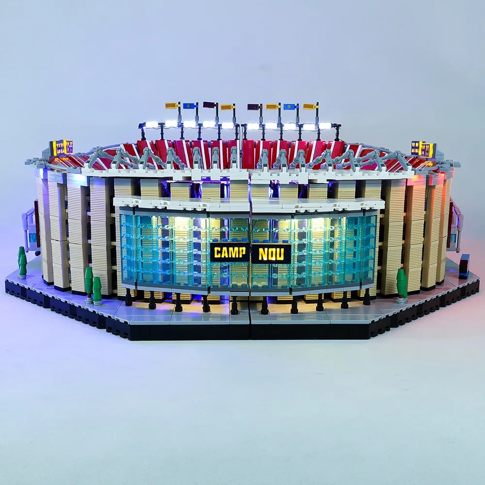 Лампа без строительных блоков освещение для Camp Nou FC Barcelona 10284 игрушки сделай сам