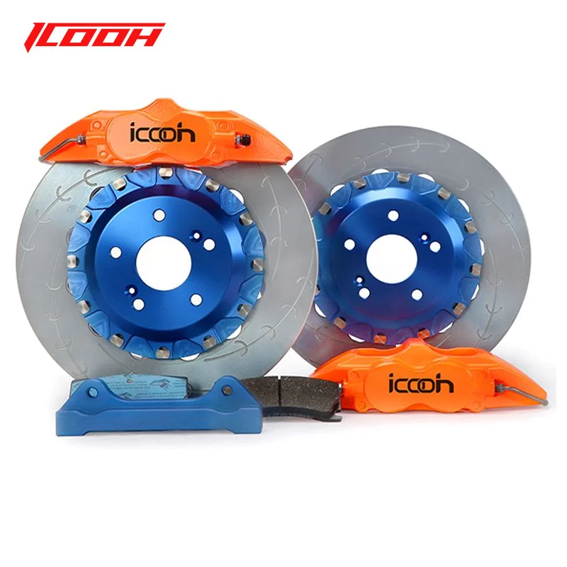 

Icooh 6 Pot Big Caliper OEM Orange&Blue Brake Kits with Aviation Aluminum Alloy Disc for Nissan Titan