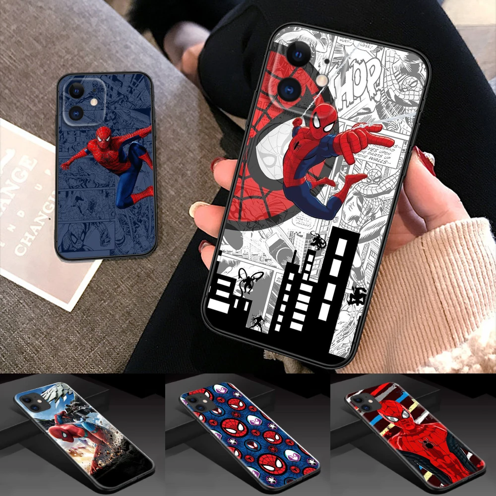 Мягкий чехол с мотивом Человек-паук для Samsung J2 Prime J4 Core J5 J6 Plus J7 Pro J8 S7 Edge S8 Note 8 9 10 Lite 20