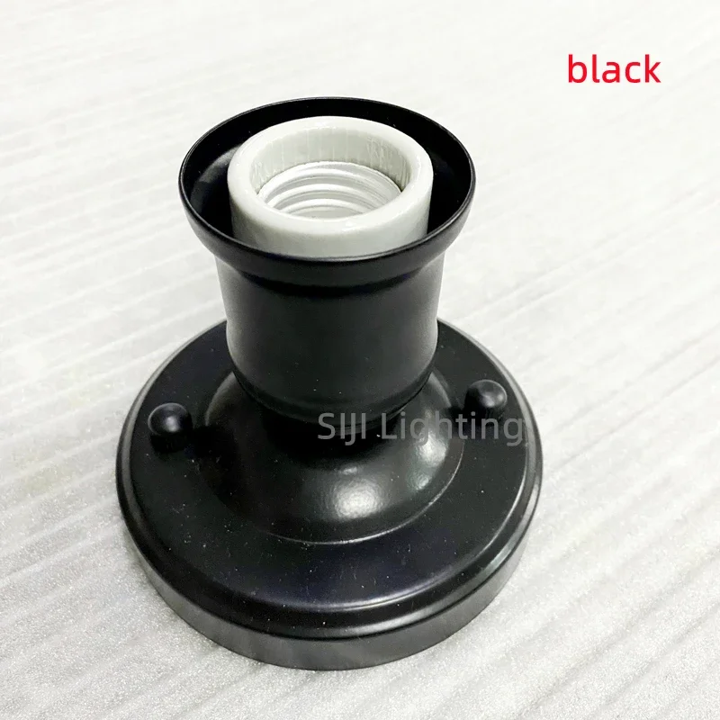 Бронзовая основа для лампы E27 керамический держатель винтажный потолочный навес