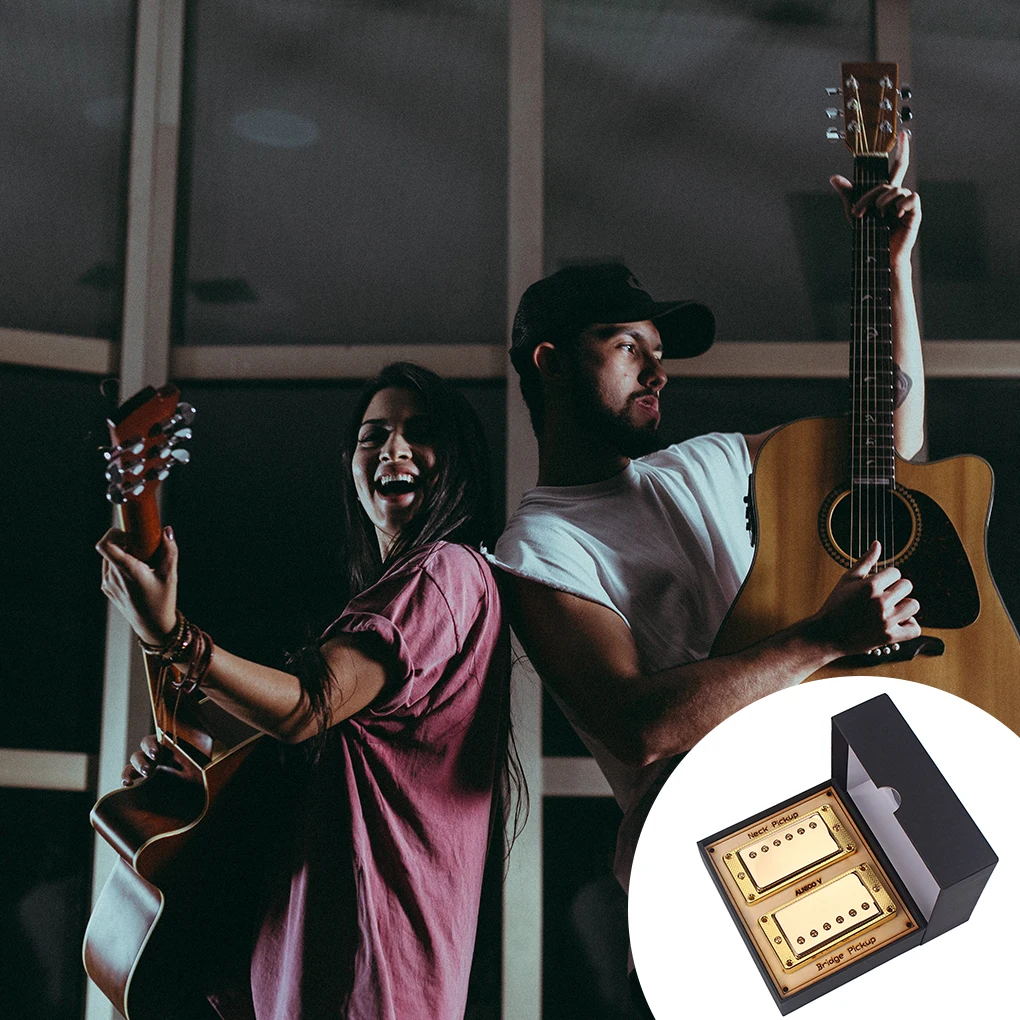 

Guitar Sealed Humbucker Pickup Dual Coil Bridge Pick-ups Accessories Player