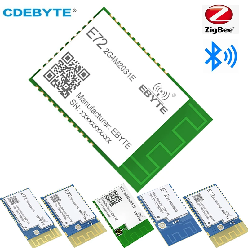 

ZigBee CC2640 CC2630 BLE Wireless Module CDEBYTE 2.4GHz RF Module SoC Transceiver and Receiver PCB/IPX Antenna SMD Module