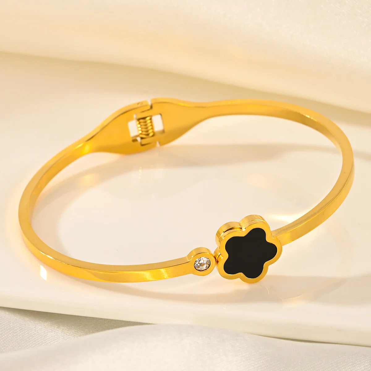 27 цветов классический роскошный открытый браслет из нержавеющей стали с пятью