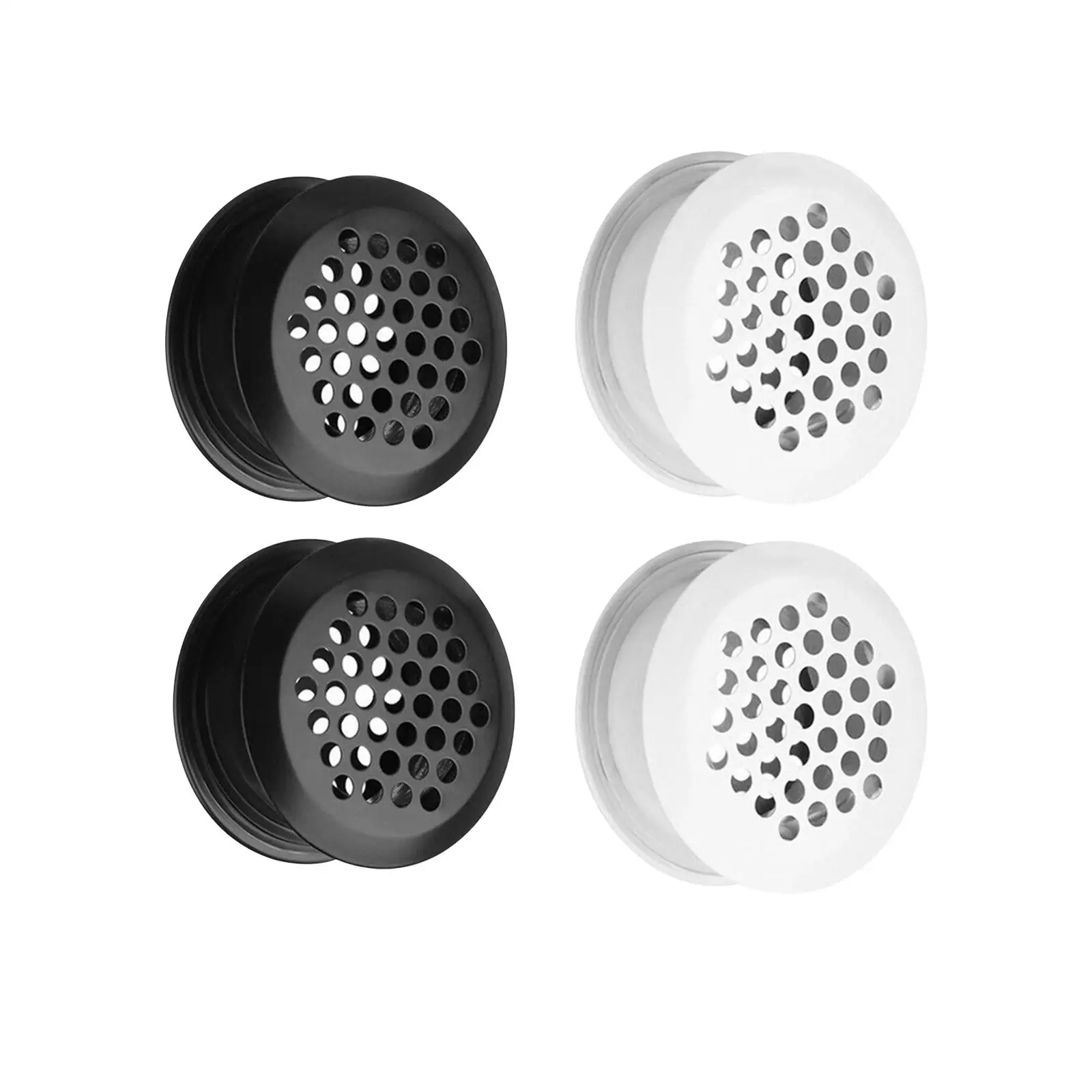 

Mesh Vent Hole, Cabinet Ventilation Holes, Round Double Sided 2Pcs Ventilation