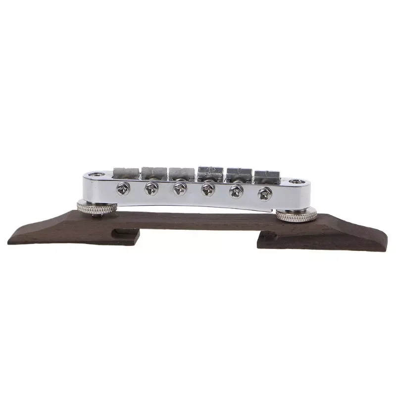 

Chrome Rosewood Bridge Roller Saddles For Les Paul Jazz Guitar B36F