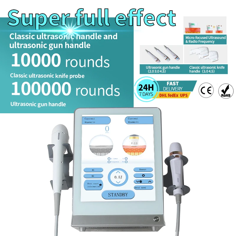 

2023 Sell well Professional 2 in 1 7-D Winkle Removal with v-max rf Body And Face Slimming Machine Shoot 100000 Rounds