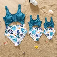 Matching Family Bathing Suits Mother Girl Bikini Swimsuit For Mom and Daughter Swimsuits Female Baby Kids Beach Swimwear
