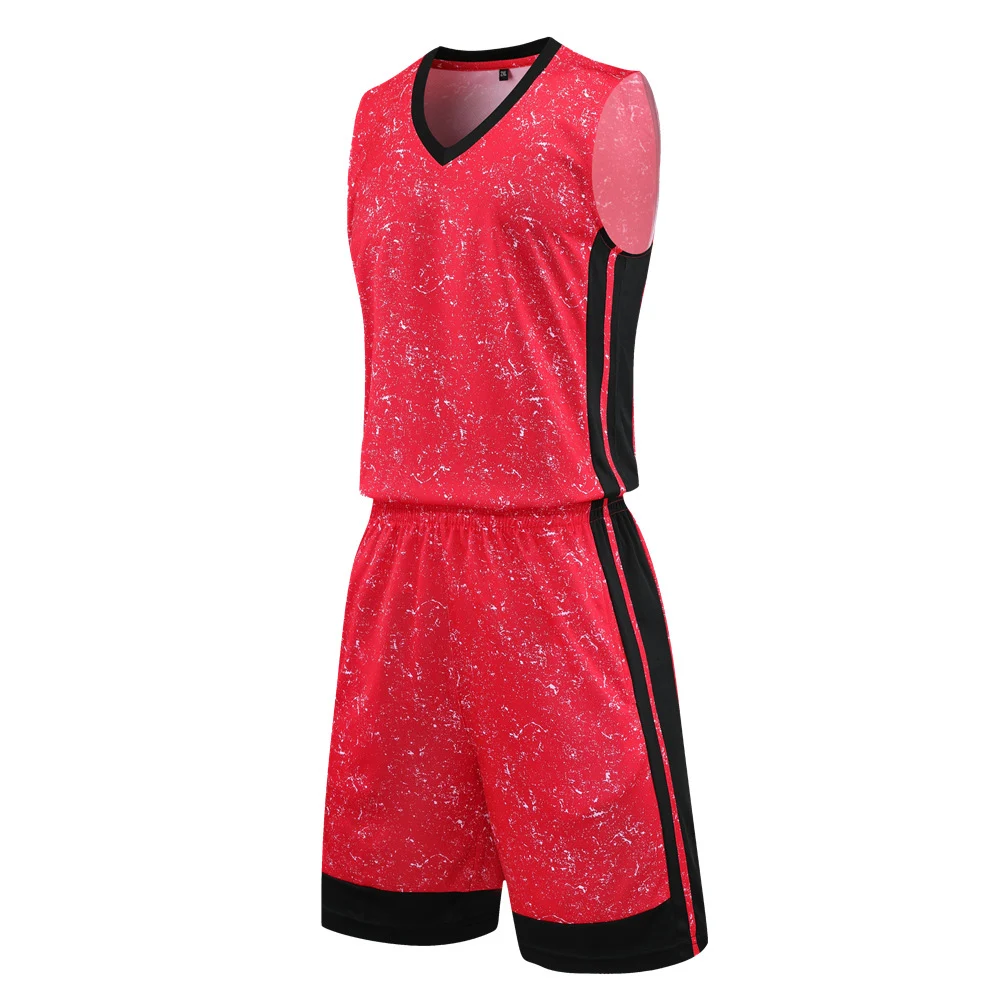 Adult Youth Basketball Set Xs-5Xl Men's Basketball Jersey Set Athletic Clothing Basketball Uniform Training Basketball Set