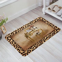 leopard texture dresser entrance doormat balcony bedroom decor rug kitchen bathroom non slip floor mat adult home decor