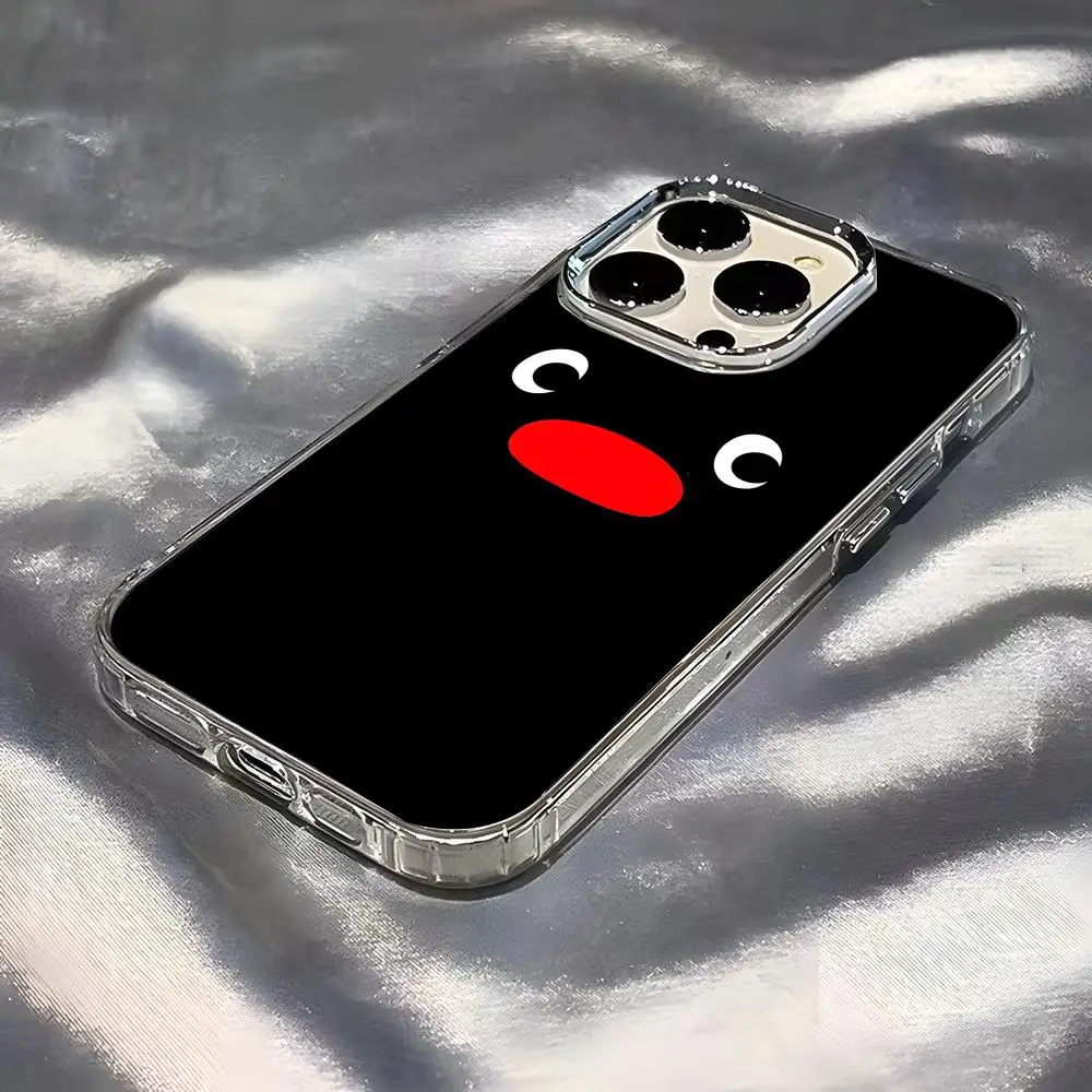Фото Cute Ins style pingu Phone Case For iPhone17 16 15 14 13 12 11 Pro Max Plus Chrome Button Camera Ring Transparent Case №3