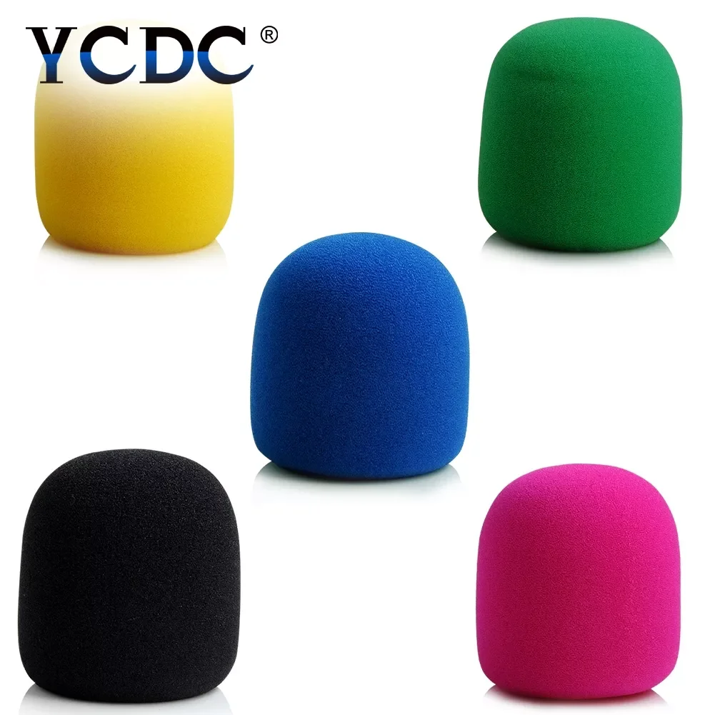 

1PC Multi color Handheld Stage Ball shape Microphone Windscreen Foam Mic Cover Karaoke DJ 7X3.5CM High Quality