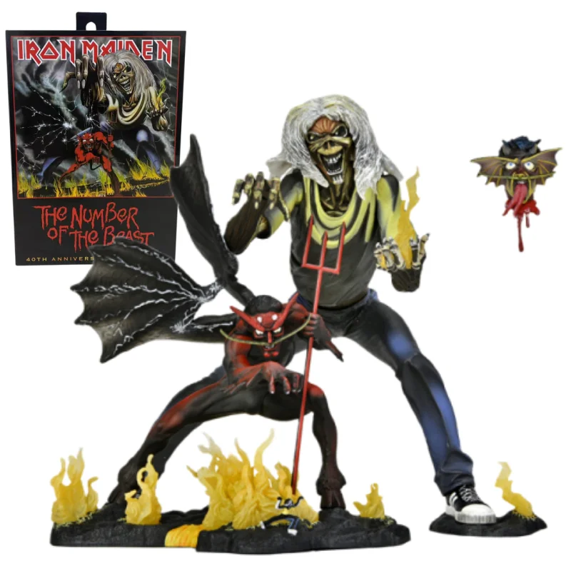 Maiden The Number Of The Beast 40th Anniversary Anime Action Figure Collection Model Toy Gift
