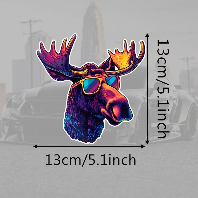 Супер Крутая Водонепроницаемая Наклейка С Оленем Для Автомобиля Мотоцикла