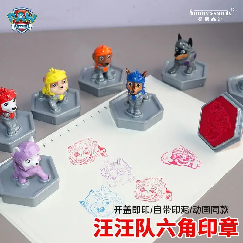 Штамп с печатью Щенячий патруль Chase Marshall Rubble Rocky Skye различные штампы для детей