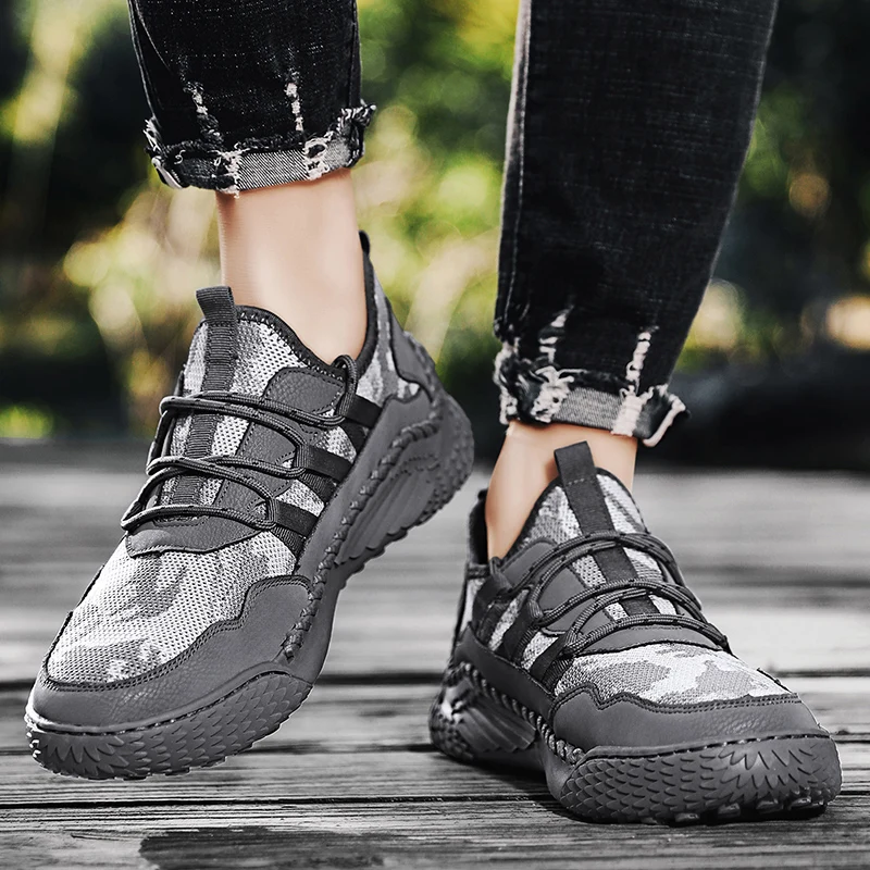 2023 Summer Men's Golf Shoes Mesh Breathable Golf Training Sports Shoes Nail Free Comfortable Walking Shoes Size 38-46