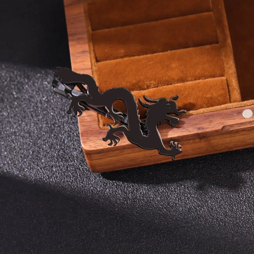 Зажим для галстука с драконом в китайском стиле этнический древний китайский