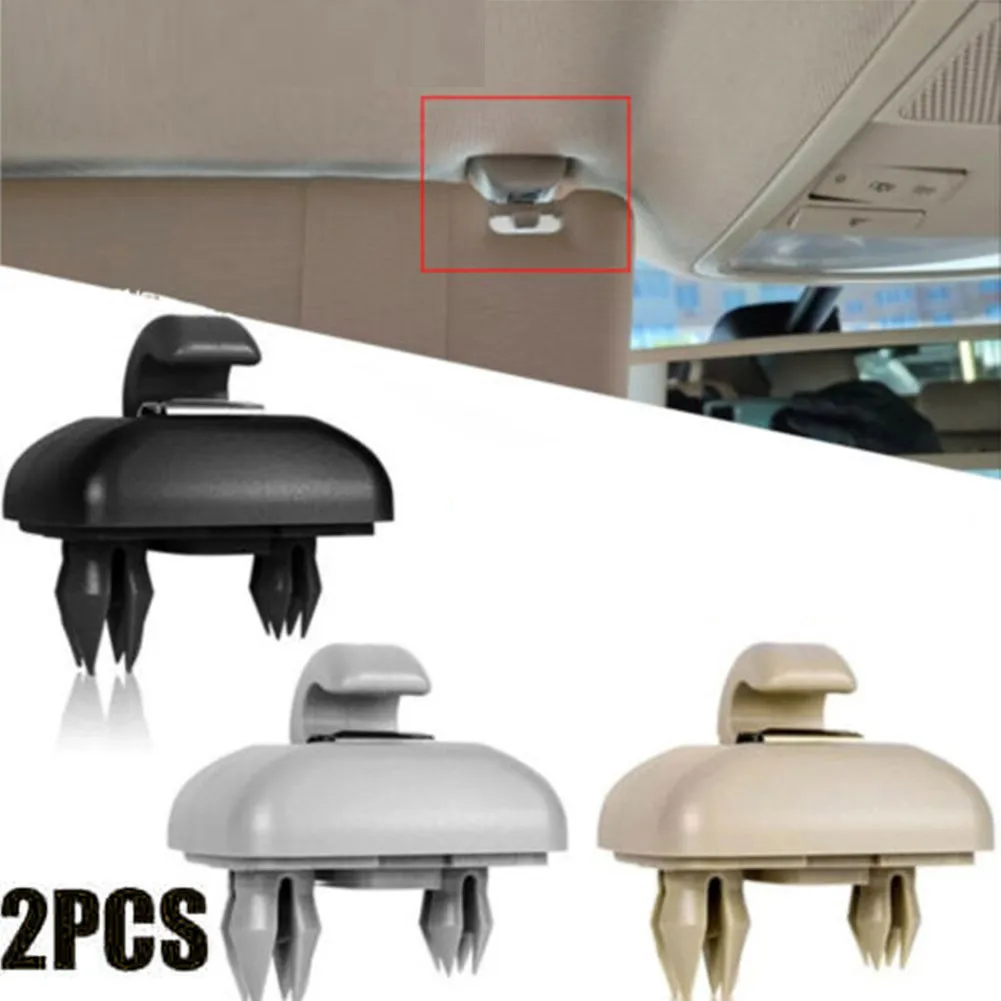 

2pcs Sun Visor Hook Clip Holder 8U0857562 8E0857562 For Audi A1 A3 A4 A5 Q3 Q5 2013-2015 Sun Visor Retainer Bracket Hanger