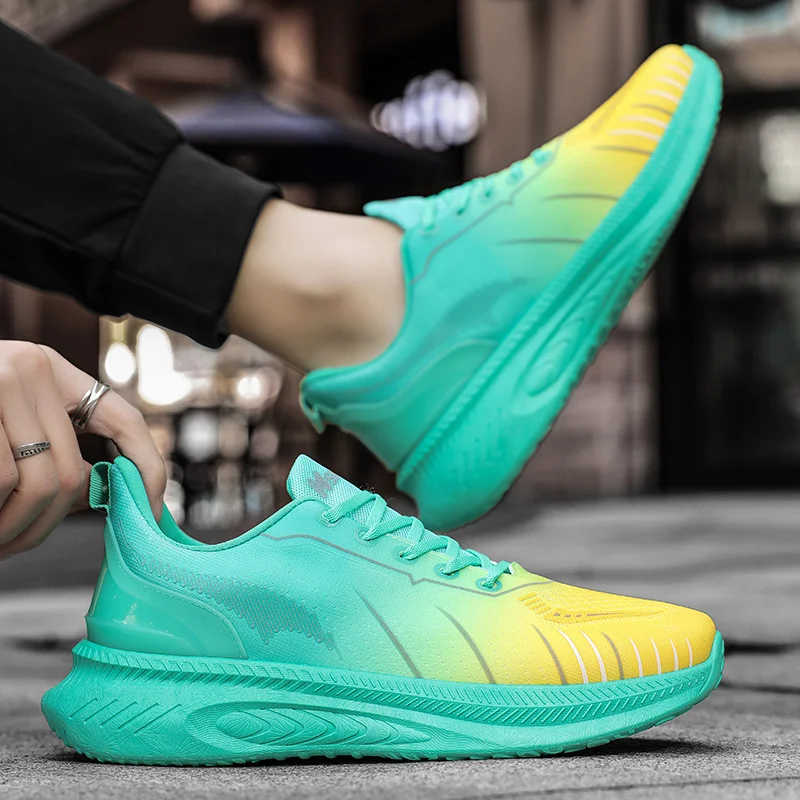 NEW 39-44 Anti-Slip Breathable Men's Casual Sneakers Adult Teenagers Outdoor Running Shoes Walking Shoes School Sports Shoes