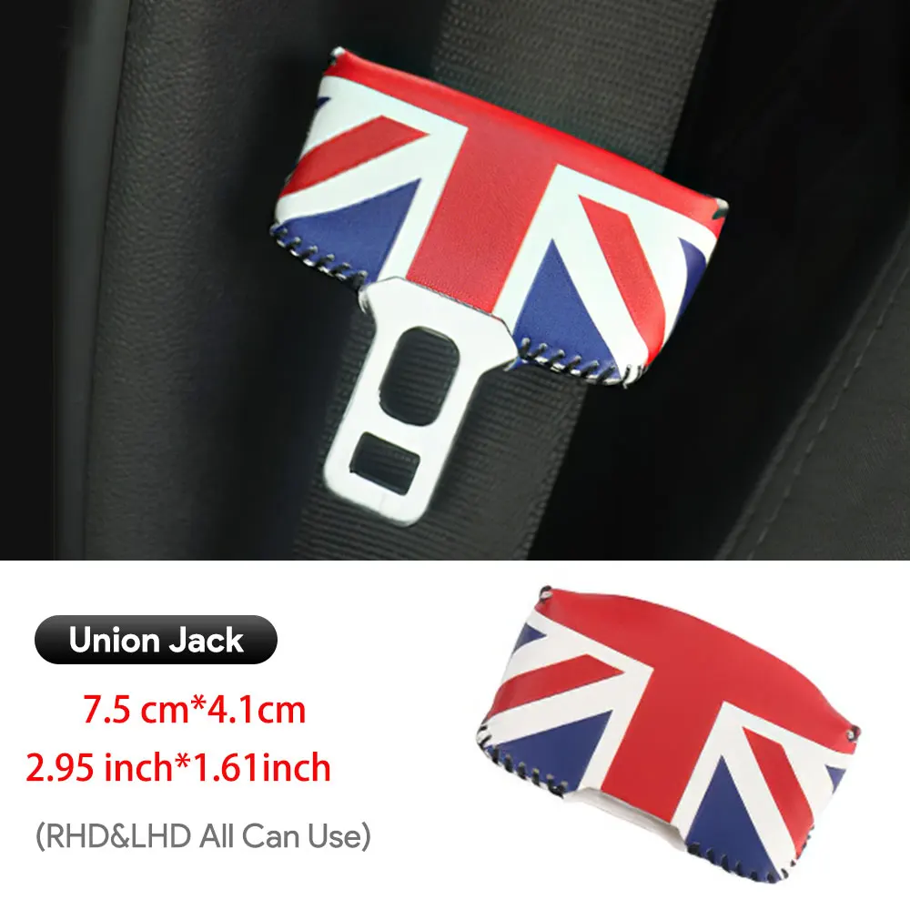 

AMBERMILE Защитный чехол с пряжкой ремня безопасности для Mini Cooper One S JCW F54 F55 F56 F60 R55 R56 R57 R60 R61 Модифицированная защитная наклейка