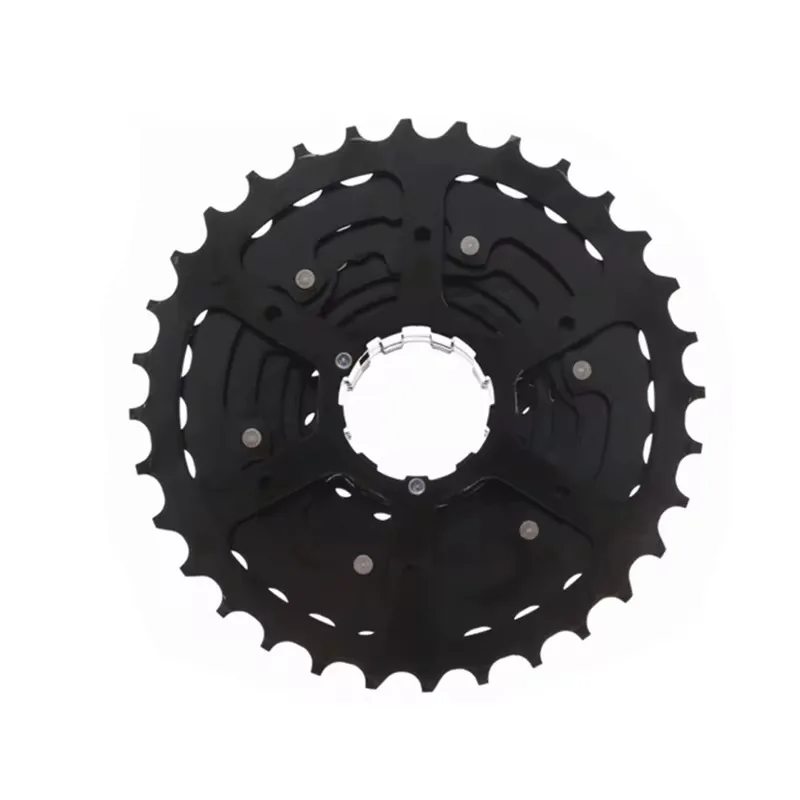 Фото SHIMANO HG41-7 и HG200-7 7-скоростная велосипедная кассета с черной отделкой, оптимальная для гирских велосипедов и поездок на работу. №5