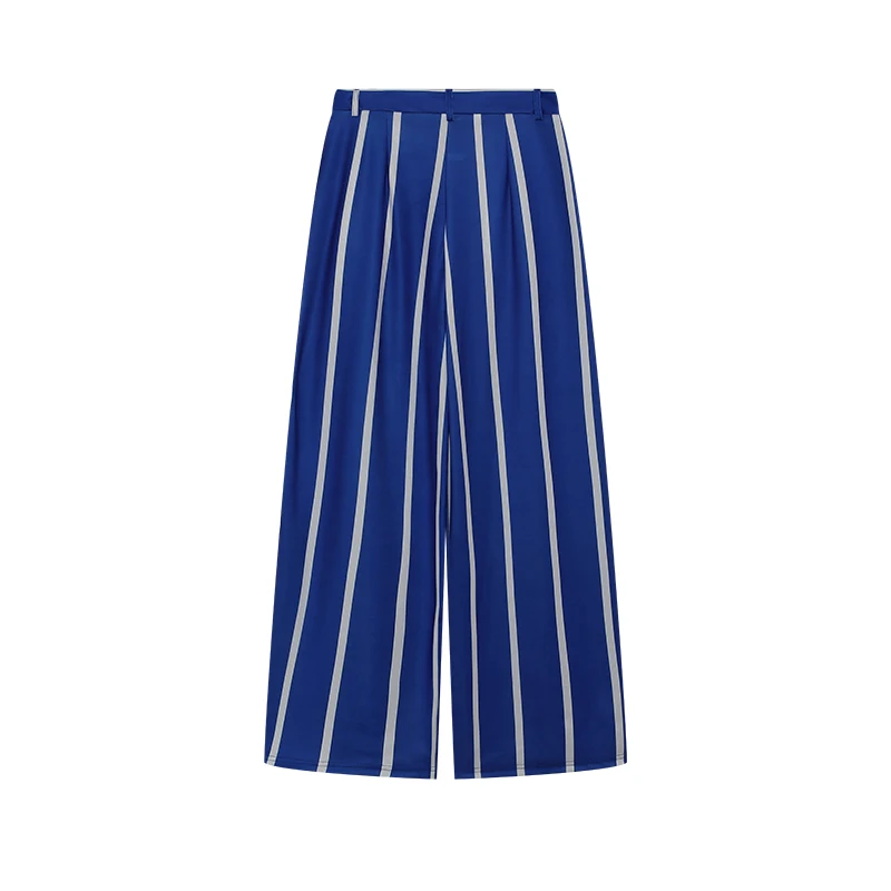 Женская Полосатая Рубашка С Принтом В Стиле Юго-Восточной Азии Офисный Женский