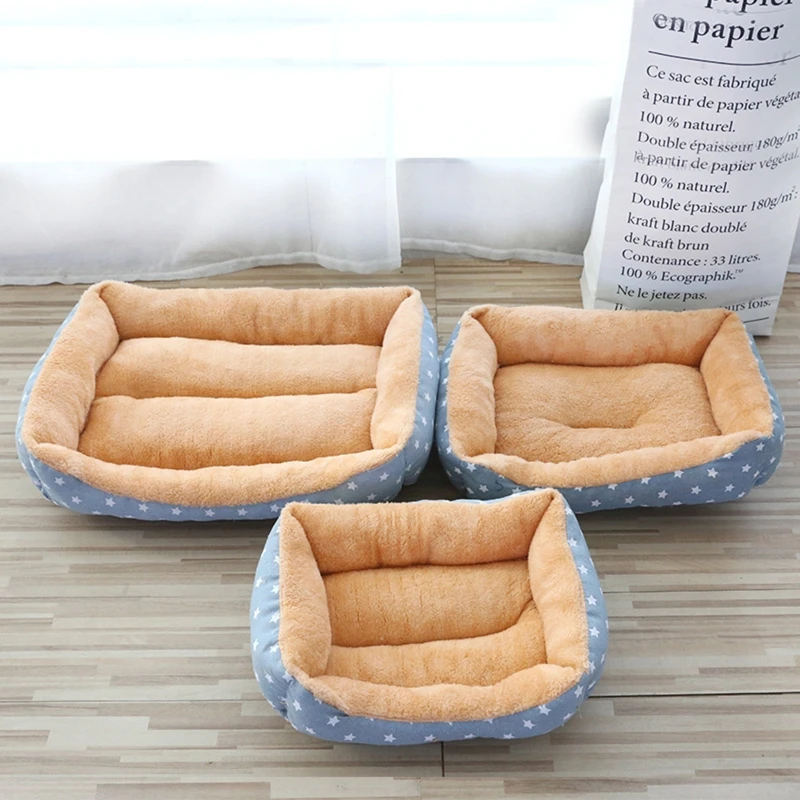 

Dog Bed Mat Soft Crate Pad Anti-Slip Mattress for Medium Small Dogs and Cats Self Warming Kennel Pad for teddy dogs