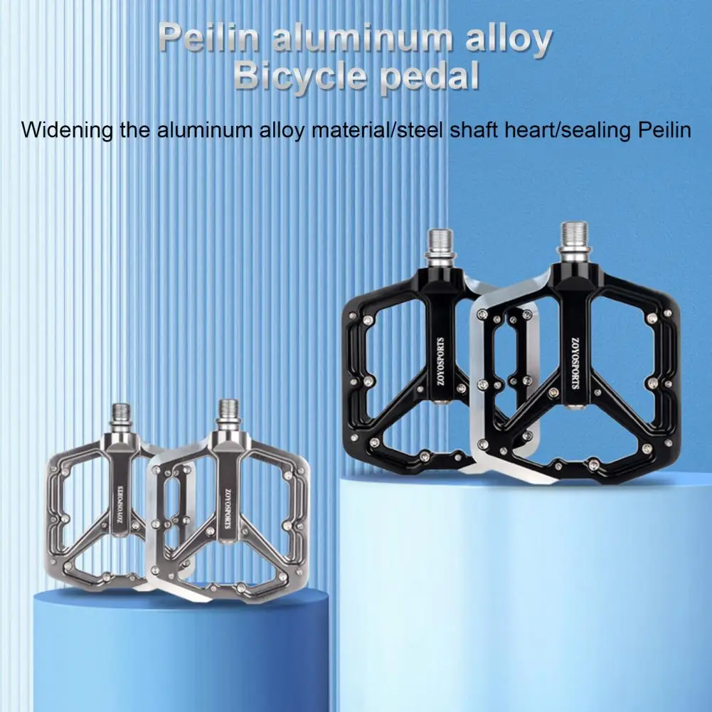 

1 пара велосипедные педали, Нескользящие велосипедные педали с сильной нагрузкой, высокопрочные широкие велосипедные педали с протектором, велосипедные принадлежности