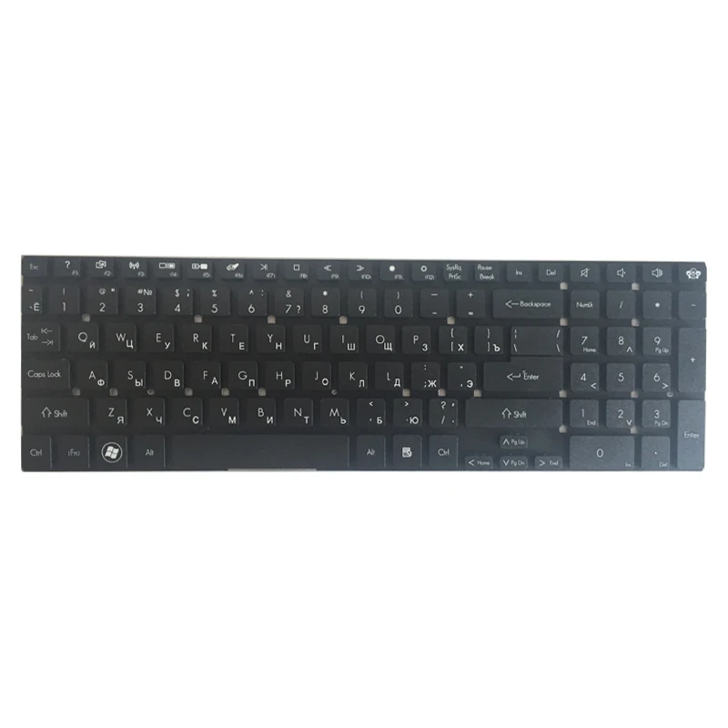 NEW Russian RU Keyboard for Gateway NV52L NV56R NV75S NV55 NV55S NV57H NV56 NV57 NV77 NV77H  PK130HQ1A09 MP-10K36D0-698 images - 6