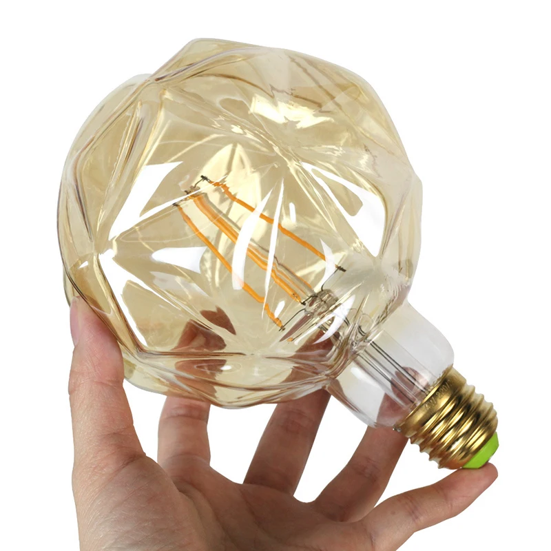 

E27 G120 Led Lamp Lotus-shape Bar Clothing Store Retro Creative Decorative Filament Lamp 4W Color Temperature 2700K 220-240V