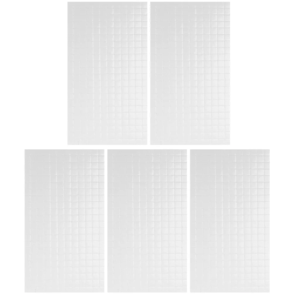 

5 Sheets Foam Dots Squares Dual-Adhesive Foam Mount for Scrapbook DIY Crafts Office Supplies