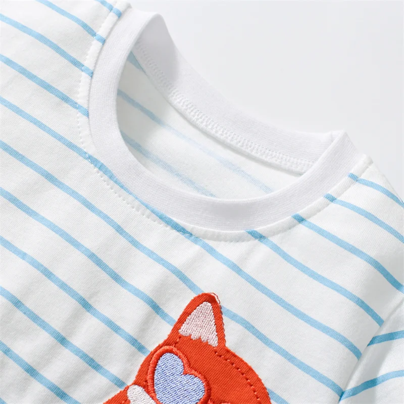 Одежда Jumping Meters для детей 2–7 лет летние платья принцессы маленьких девочек