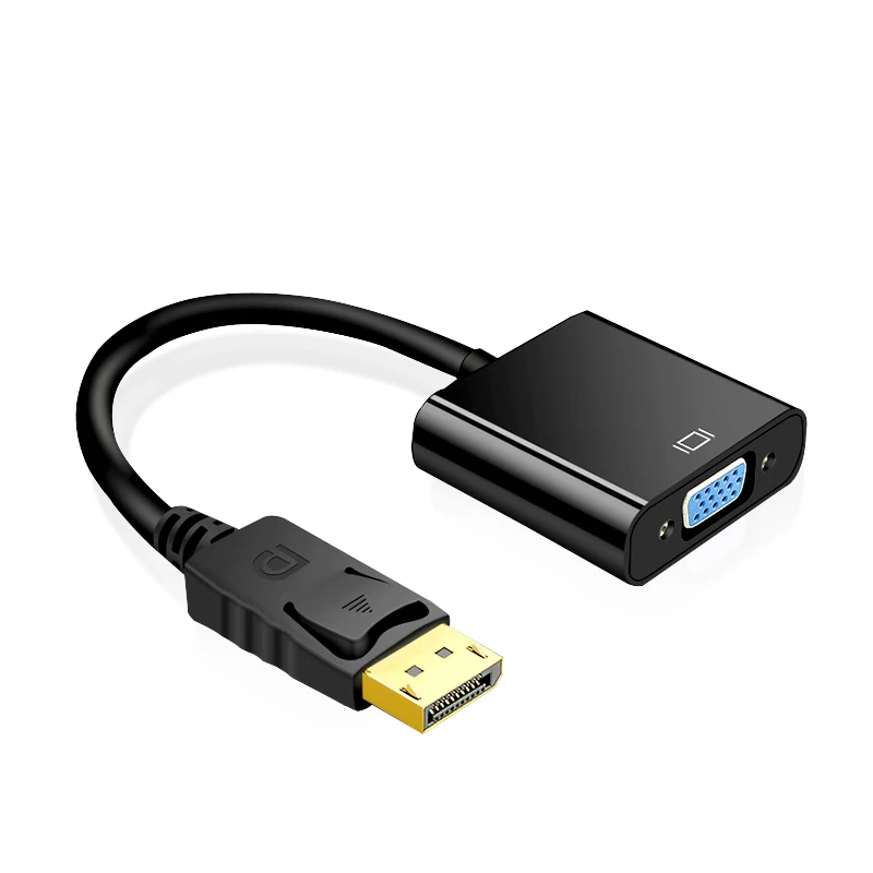 Конвертер 1080P HD DisplayPort в VGA переходник DP папа мама с кабелем адаптеры интерфейса